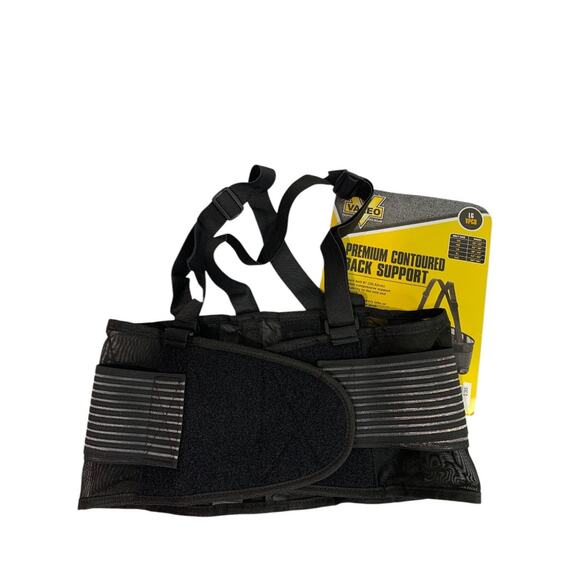 Large Valeo Premium Contoured Back Support Belt 8" Waist 38-44" - Picture 9 of 9